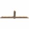 Ekena Millwork Eugene Smooth Timber Gable Bracket, Douglas Fir, 84"W x 28"H x 3 1/2"D x 5 1/2"F, 8/12 Pitch GBW084X28X0406EUG00SDF - alternate 3